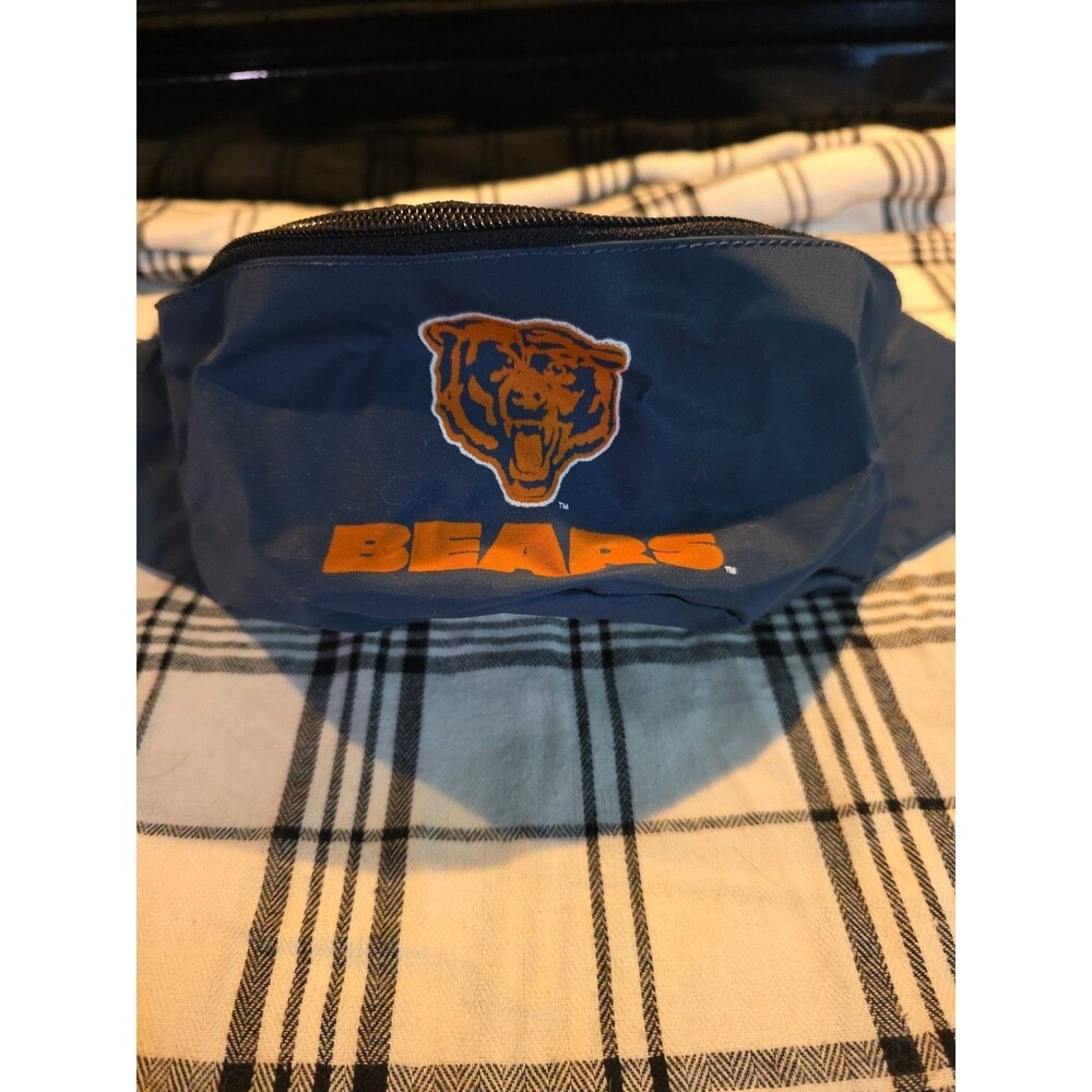 Vintage Chicago Bears NFL Football WMAQ 670 Radio Logo Fanny Pack Waist Bag - Picture 3 of 11